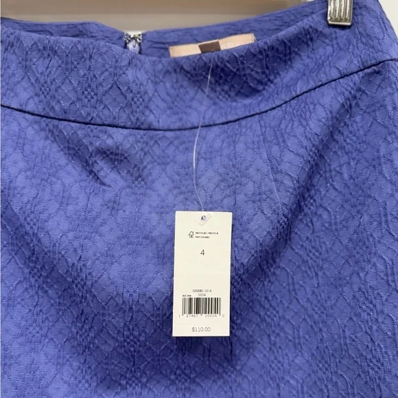 Banana Republic Lilac Textured Pencil Skirt - Picture 3 of 10